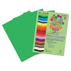 ROSELLE PAPER CO Premium Sulphite Construction Paper  76 Lbs.  12 X 18  Festive Green  50/pack; UNIT OF MEASURE: PG