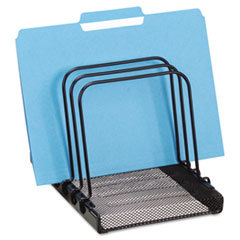 ELDON OFFICE PRODUCTS Mesh Flip File Folder Sorter  Five Sections  Black  10 1/4 X 7 1/2 X 7 1/2; UNIT OF MEASURE: EA