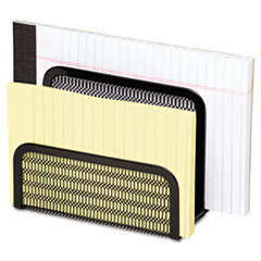 ROLODEX Ribbon Mesh Mini Sorter  Three Sections  3 1/8 X 5 5/8 X 5 1/4  Black; UNIT OF MEASURE: EA