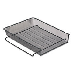 ROLODEX Mesh Stackable Front Load Letter Tray  Wire  Black; UNIT OF MEASURE: EA