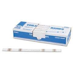 ROYAL PAPER PRODUCTS Toilet Seat Bands  Brown/white  Paper  2000/carton; UNIT OF MEASURE: BX