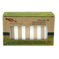 REDI-TAG CORPORATION Sugar Cane Self-Stick Notes  3x3  White/natural  90 Sheets/pad  12 Pads/pk; UNIT OF MEASURE: PG