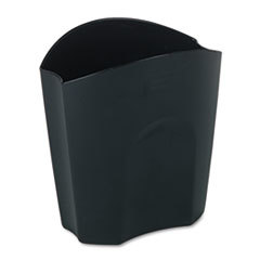 RUBBERMAID Regeneration Recycled Super Pencil Cup  Plastic  5 1/8 X 3 7/8 X 5 1/4  Black; UNIT OF MEASURE: EA