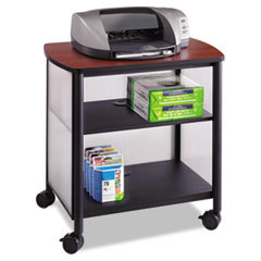 SAFCO PRODUCTS Impromptu Machine Stand  One-Shelf  26-1/4w X 21d X 26-1/2h  Black/cherry; UNIT OF MEASURE: EA