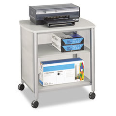 SAFCO PRODUCTS Impromptu Machine Stand  One-Shelf  26-1/4w X 21d X 26-1/2h  Gray; UNIT OF MEASURE: EA