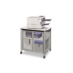 SAFCO PRODUCTS Impromptu Deluxe Machine Stand W/doors  34-3/4w X 25-1/2d X 30-3/4h  Gray; UNIT OF MEASURE: EA