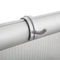 SAFCO PRODUCTS Rumba Whiteboard Screen Accessories  Tablet Hooks  Silver; UNIT OF MEASURE: PR