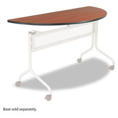 SAFCO PRODUCTS Impromptu Series Mobile Training Table Top  Half Round  48w X 24d  Cherry; UNIT OF MEASURE: EA