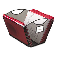 SAFCO PRODUCTS Onyx Mesh Desktop Tub File Storage Box  Letter  Black; UNIT OF MEASURE: EA
