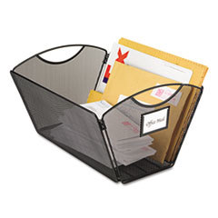 SAFCO PRODUCTS Onyx Mesh Desktop Tub File Storage Box  Legal  Black; UNIT OF MEASURE: EA