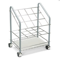 SAFCO PRODUCTS Wire Roll/file  12 Compartments  18w X 12-3/4d X 24-1/2h  Gray; UNIT OF MEASURE: EA