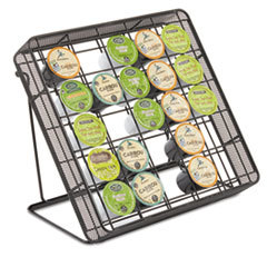 SAFCO PRODUCTS Stand-Up Hospitality Organizer  25 Compartments  10inw X 2ind X 11inh  Black; UNIT OF MEASURE: EA