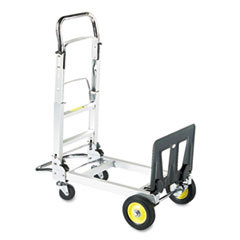 SAFCO PRODUCTS Hide-Away Convertible Truck  400lb Capacity  15 1/2in X 43in X 36in  Aluminum; UNIT OF MEASURE: EA