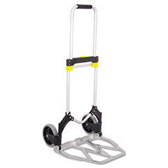 SAFCO PRODUCTS Stow-Away Medium Hand Truck  275lb Capacity  19 1/2w X 22d X 43h  Aluminum; UNIT OF MEASURE: EA