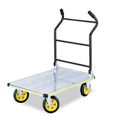 SAFCO PRODUCTS Stow-Away Platform Truck  900lb Capacity  24 X 39 X 40  Aluminum/black; UNIT OF MEASURE: EA