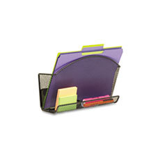 SAFCO PRODUCTS Onyx Magnetic Mesh File Pocket With Accessory Organizer; UNIT OF MEASURE: EA