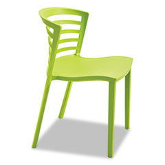 SAFCO PRODUCTS Entourage Stack Chair  Grass  4 Per Carton; UNIT OF MEASURE: BX