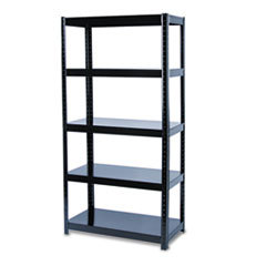 SAFCO PRODUCTS Boltless Steel Shelving  Five-Shelf  36w X 18d X 72h  Black; UNIT OF MEASURE: EA