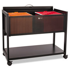 SAFCO PRODUCTS Locking Top Mobile Tub File  One-Shelf  33-1/4w X 17d X 27h  Black; UNIT OF MEASURE: EA