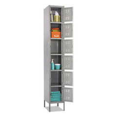 SAFCO PRODUCTS Box Locker  12w X 18d X 78h  Two-Tone Gray; UNIT OF MEASURE: EA