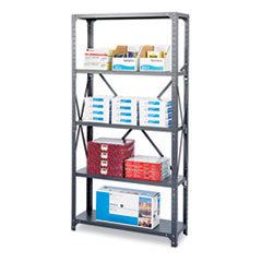 SAFCO PRODUCTS Commercial Steel Shelving Unit  Five-Shelf  36w X 24d X 75h  Dark Gray; UNIT OF MEASURE: EA
