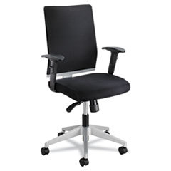 SAFCO PRODUCTS Tez Series Manager Synchro-Tilt Task Chair  Mesh Back/fabric Seat  Black; UNIT OF MEASURE: EA