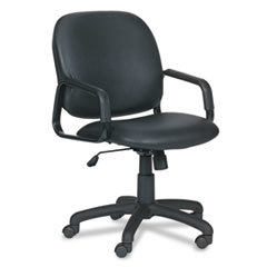 SAFCO PRODUCTS Cava Collection High-Back Swivel/tilt Chair  Black Frame/black Vinyl; UNIT OF MEASURE: EA