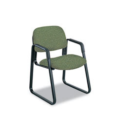 SAFCO PRODUCTS Cava Urth Collection Sled Base Guest Chair  Green; UNIT OF MEASURE: EA