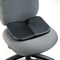 SAFCO PRODUCTS Softspot Seat Cushion  15-1/2w X 10d X 3h  Black; UNIT OF MEASURE: EA