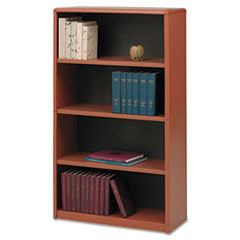 SAFCO PRODUCTS Value Mate Series Metal Bookcase  Four-Shelf  31-3/4w X 13-1/2d X 54h  Cherry; UNIT OF MEASURE: EA