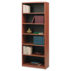 SAFCO PRODUCTS Value Mate Series Metal Bookcase  Six-Shelf  31-3/4w X 13-1/2d X 80h  Cherry; UNIT OF MEASURE: EA