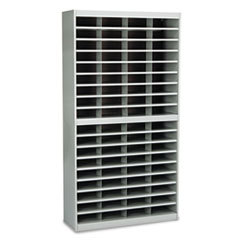 SAFCO PRODUCTS Steel/fiberboard E-Z Stor Sorter  72 Sections  37 1/2 X 12 3/4 X 71  Gray; UNIT OF MEASURE: EA