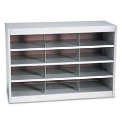 SAFCO PRODUCTS Steel Project Center Organizer  12 Pockets  37 1/2 X 15 3/4 X 25 3/4; UNIT OF MEASURE: EA