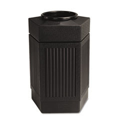SAFCO PRODUCTS Canmeleon Indoor/outdoor Receptacle  Pentagon  Polyethylene  30gal  Black; UNIT OF MEASURE: EA