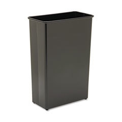 SAFCO PRODUCTS Fire-Safe Wastebasket  Rectangular  Steel  22gal  Black; UNIT OF MEASURE: EA