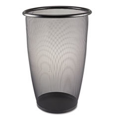 SAFCO PRODUCTS Onyx Round Mesh Wastebasket  Steel Mesh  9gal  Black; UNIT OF MEASURE: EA