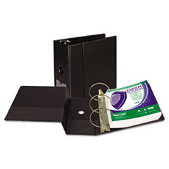 SAMSILL CORPORATION Clean Touch Antimicrobial Locking Round Ring Binder  11 X 8-1/2  5in Cap  Black; UNIT OF MEASURE: EA