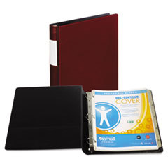 SAMSILL CORPORATION Dxl Heavy-Duty Locking D-Ring Binder With Label Holder  1in Cap  Burgundy; UNIT OF MEASURE: EA