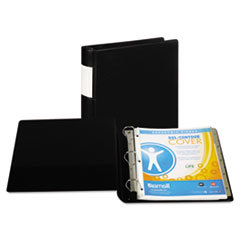 SAMSILL CORPORATION Dxl Heavy-Duty Locking D-Ring Binder With Label Holder  1-1/2in Cap  Black; UNIT OF MEASURE: EA