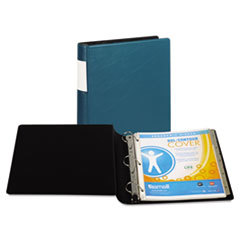 SAMSILL CORPORATION Dxl Heavy-Duty Locking D-Ring Binder With Label Holder  1-1/2in Cap  Teal; UNIT OF MEASURE: EA