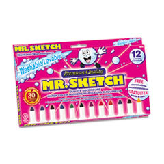 SANFORD Washable Watercolor Markers  Conical Point  Assorted  12/set; UNIT OF MEASURE: SE