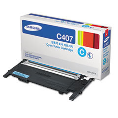 SAMSUNG ELECTRONICS AMERICA  INC. Cltc407s (clt-C407s) Toner  1 000 Page-Yield  Cyan; UNIT OF MEASURE: EA