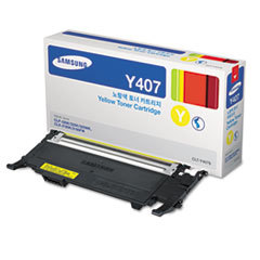 SAMSUNG ELECTRONICS AMERICA  INC. Clty407s (clt-Y407s) Toner  1 000 Page-Yield  Yellow; UNIT OF MEASURE: EA