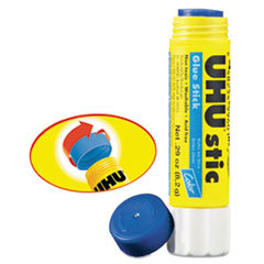 SAUNDERS MFG. CO.  INC. Uhu Stic Permanent Clear Application Glue Stick  .29 Oz  Blue  12/pack; UNIT OF MEASURE: PG