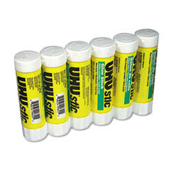 SAUNDERS MFG. CO.  INC. Uhu Stic Permanent Clear Application Glue Stick  1.41 Oz  6/pack; UNIT OF MEASURE: PG