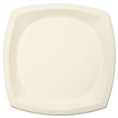 SOLO CUPS Bare Eco-Forward Plate  10in Dia  Ivory  125/pack; UNIT OF MEASURE: PG
