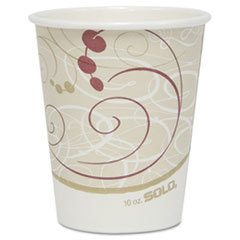 SOLO CUPS Hot Cups  Symphony Design  10oz  50/pack; UNIT OF MEASURE: PG