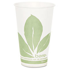SOLO CUPS Paper Cold Cup  Bare Design  12oz  20/pack; UNIT OF MEASURE: PG