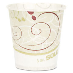 SOLO CUPS Paper Water Cups  Waxed  5oz  100/pack; UNIT OF MEASURE: PG