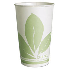 SOLO CUPS Paper Cold Cup  Bare Design  16oz  1000/carton; UNIT OF MEASURE: BX